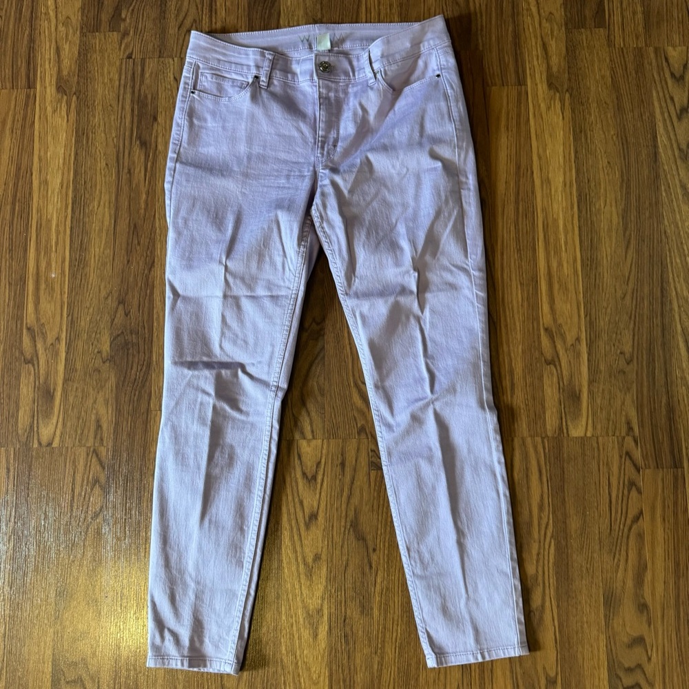 White House Black Market Lavender Skinny Jeans
